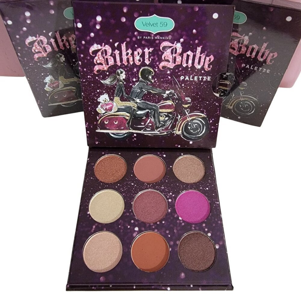 Paris Manning Velvet 59 Biker Babe Eyeshadow Contour Palette Perfect Gift